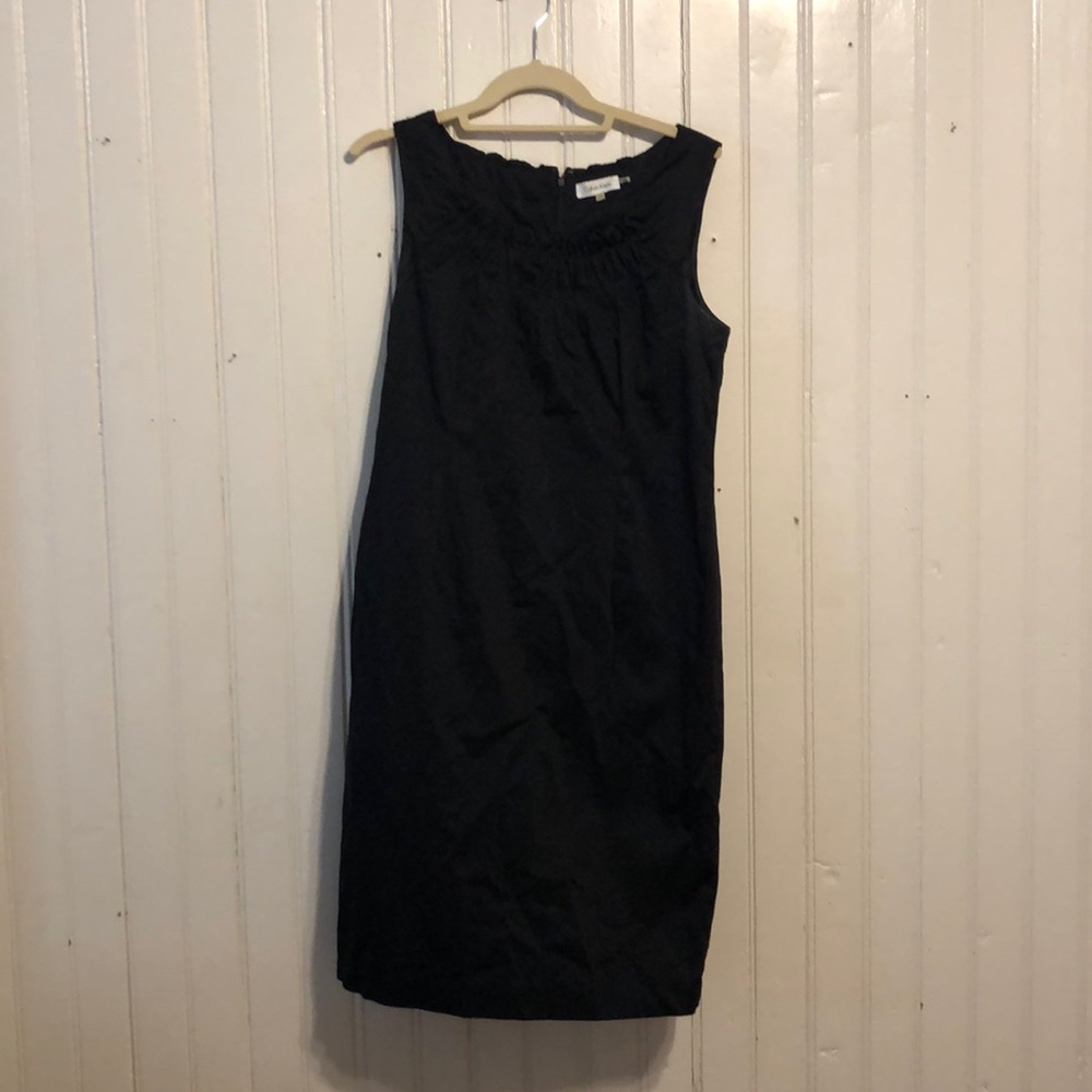 Calvin Klein Black Dress w/ Neck Detail